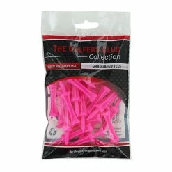 The Golfers Club Pink Step Plastic Tees 39mm