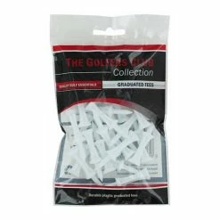 The Golfers Club White Step Plastic Tees 31mm