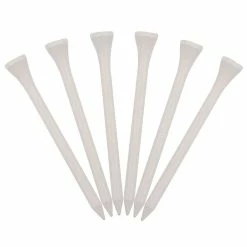 Masters White Wooden Tees 83mm Bumper Pack -Golf Clubs Shop TEW0090 White Wood Tees