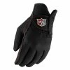 Wilson Staff Golf Rain Gloves -Golf Clubs Shop WS Rain Gloves black WGJA00112 back 8