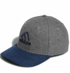 ADIDAS 3-Stripe Club Hat -Golf Clubs Shop adidas 3 stripe club hat grey three 01 49671.1634847605