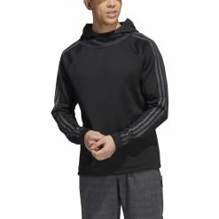 ADIDAS 3-Stripes COLD.RDY Hoodie -Golf Clubs Shop adidas 3 stripes cold rdy hoodie black 01 53678.1677079378