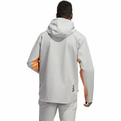 ADIDAS AdiCross Elements Rain Jacket -Golf Clubs Shop adidas adicross elements rain jacket grey three 02 43958.1632928850