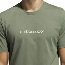 ADIDAS AdiCross Graphic Tee -Golf Clubs Shop adidas adicross graphic tee natural green 03 31679.1632321210