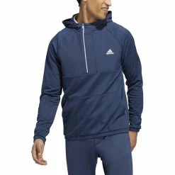 ADIDAS Fleece Anorak 1/4 Zip -Golf Clubs Shop adidas fleece anorak 1 4 zip crew navy 01 46037.1673901070