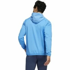 ADIDAS Fleece Anorak 1/4 Zip -Golf Clubs Shop adidas fleece anorak 1 4 zip pulse blue 02 53445.1673900903