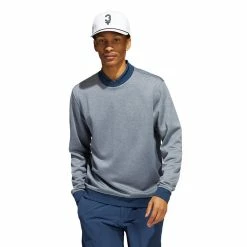 ADIDAS Go-To Crewneck Pullover -Golf Clubs Shop adidas go to crewneck pullover crew navy grey three 01 13527.1676586999