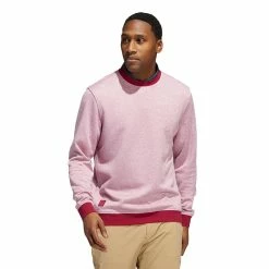 ADIDAS Go-To Crewneck Pullover -Golf Clubs Shop adidas go to crewneck pullover legacy burgundy almost pink 01 46523.1676597766