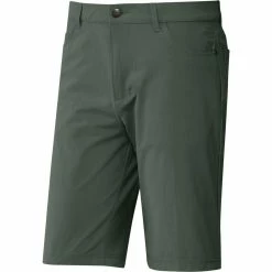 ADIDAS Go-To Five Pocket Shorts - 10 Inch -Golf Clubs Shop adidas go to five pocket short 10 inch green oxide 01 48803.1662670437