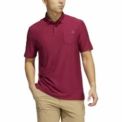 ADIDAS Go-To Pocket Polo -Golf Clubs Shop adidas go to pocket polo legacy burgundy 01 66594.1647960753