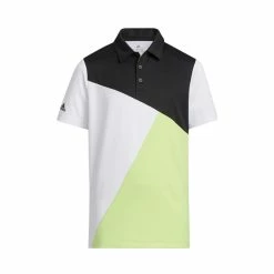 ADIDAS Junior Boys HEAT.RDY Colorblock Polo 12 ADIDAS Junior Boys HEAT.RDY Colorblock Polo -Golf Clubs Shop adidas junior boys heat rdy colorblock polo black pulse lime white 01 55869.1676588703