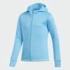 ADIDAS Junior Girls Novelty Hoodie -Golf Clubs Shop adidas junior girls novelty hoodie bright cyan 01 25336.1631897470