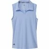 ADIDAS Junior Girls Spacedye Sleeveless Polos -Golf Clubs Shop adidas junior girls spacedye sleeveless polo glow blue 01 33609.1634925075