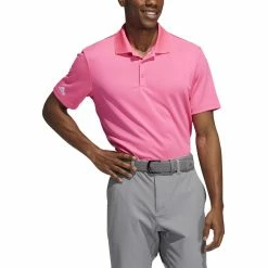 ADIDAS Performance Polo -Golf Clubs Shop adidas performance polo solar pink 01 34410.1647962623