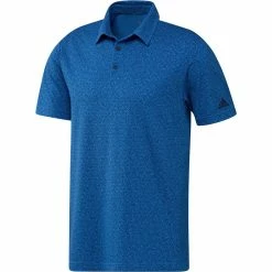 ADIDAS Primeblue Abstract Print Polo -Golf Clubs Shop adidas primeblue abstract print polo blue rush crew navy 01 77851.1662670235