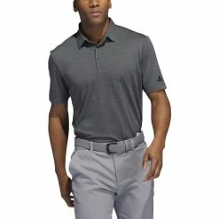 ADIDAS Spacedye Stripe Polo 14 ADIDAS Spacedye Stripe Polo -Golf Clubs Shop adidas spacedye stripe polo grey six black 01 20496.1647963242