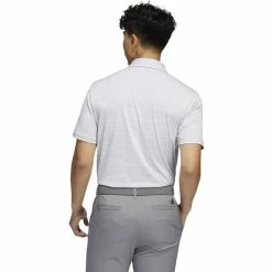 ADIDAS Spacedye Stripe Polo 23 ADIDAS Spacedye Stripe Polo -Golf Clubs Shop adidas spacedye stripe polo white grey three 02 51305.1647963242