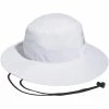ADIDAS Wide Brim Crestable Hat -Golf Clubs Shop adidas wide brim crestable hat white 01 15100.1679076178