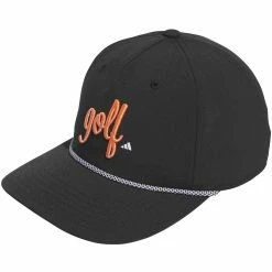 ADIDAS Women’s 5 Panel Golf Script Hat -Golf Clubs Shop adidas womens 5 panel golf script hat black 01 15048.1679320061