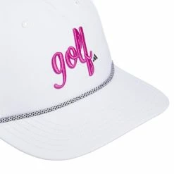 ADIDAS Women’s 5 Panel Golf Script Hat -Golf Clubs Shop adidas womens 5 panel golf script hat white 02 67016.1679320060