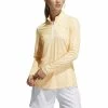 ADIDAS Women's AEROREADY UV50 Printed Long Sleeve -Golf Clubs Shop adidas womens aeroready uv50 printed long sleeve white acid orange 01 05829.1633102934
