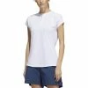 ADIDAS Women's Essentials Crew Polo -Golf Clubs Shop adidas womens essentials crew polo white 01 23857.1647971302