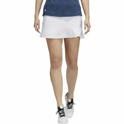 ADIDAS Women's Frill Skort - 16 Inch -Golf Clubs Shop adidas womens frill skort 16 inch white 01 16179.1678993891