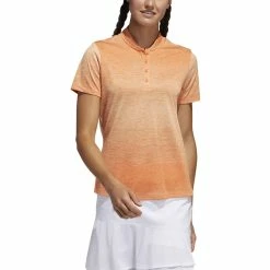 ADIDAS Women's Gradient Polo -Golf Clubs Shop adidas womens gradient polo amber tint 01 42864.1633380999