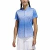 ADIDAS Women's Gradient Polo -Golf Clubs Shop adidas womens gradient polo glory blue 01 82047.1633380999
