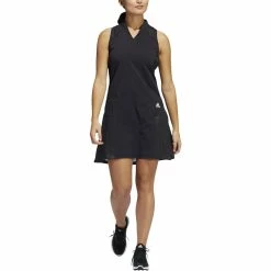 ADIDAS Women's HEAT.RDY Sleeveless Dress -Golf Clubs Shop adidas womens heat rdy sleeveless dress black 01 15342.1662670170