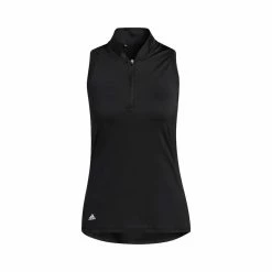 ADIDAS Women's Racerback Sleeveless Polo -Golf Clubs Shop adidas womens racerback sleeveless polo black 01 51307.1676596723