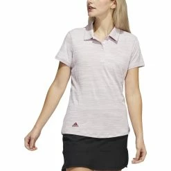 ADIDAS Women's Space-Dyed Polo 21 ADIDAS Women's Space-Dyed Polo -Golf Clubs Shop adidas womens space dyed polo almost pink legacy burgundy 01 02813.1647973321