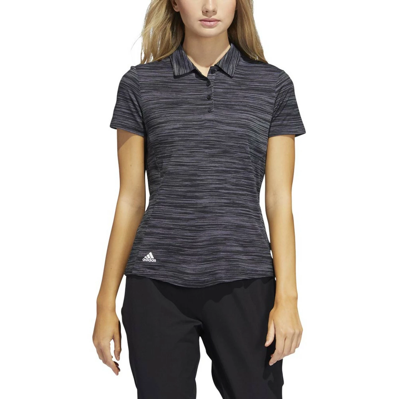 ADIDAS Women's Space-Dyed Polo 5 ADIDAS Women's Space-Dyed Polo - Image 5