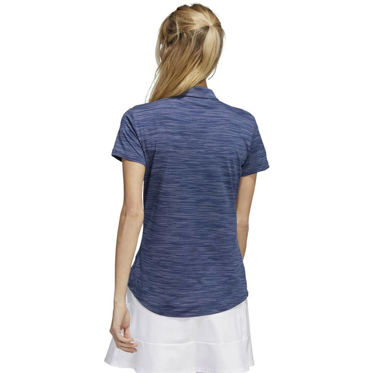 ADIDAS Women's Space-Dyed Polo 4 ADIDAS Women's Space-Dyed Polo - Image 4
