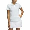 ADIDAS Women's Spacedye Polo -Golf Clubs Shop adidas womens spacedye polo white acid mint 01 61098.1631905137