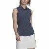 ADIDAS Women's Spacedye Sleeveless Polo 4 ADIDAS Women's Spacedye Sleeveless Polo -Golf Clubs Shop adidas womens spacedye sleeveless polo crew navy white 01 33981.1631905890