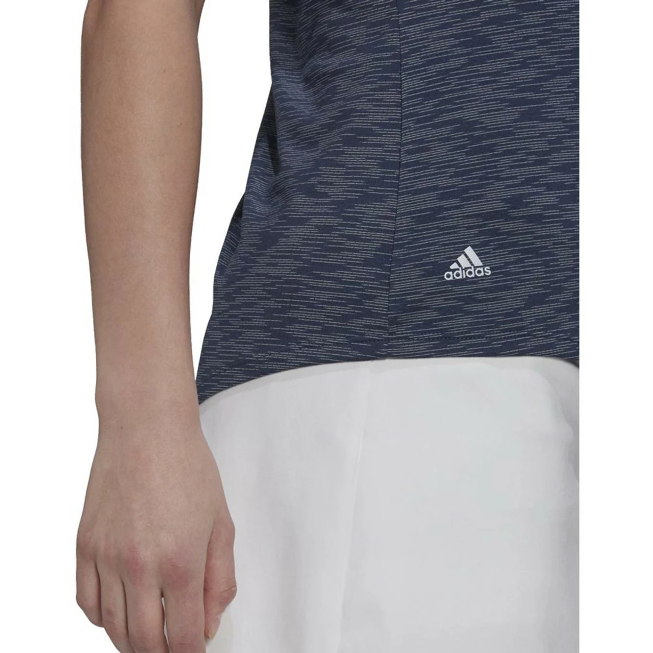 ADIDAS Women's Spacedye Sleeveless Polo 4 ADIDAS Women's Spacedye Sleeveless Polo - Image 4