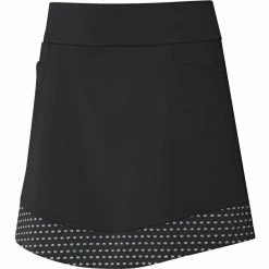 ADIDAS Women's Ultimate 365 Printed Knit Skort -Golf Clubs Shop adidas womens ultimate 365 printed knit skort black 01 79292.1633119189