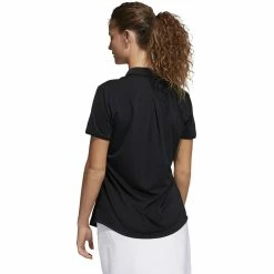 ADIDAS Women's Ultimate 365 Solid Polo -Golf Clubs Shop adidas womens ultimate 365 solid polo black 02 61271.1678999876