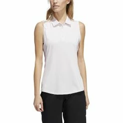 ADIDAS Women's Ultimate 365 Solid Sleeveless Polo -Golf Clubs Shop adidas womens ultimate 365 solid sleeveless polo almost pink 01 23006.1662670227