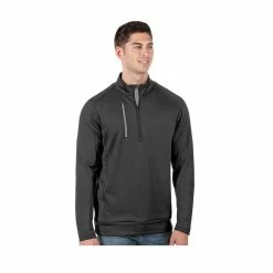 Antigua Generation Pullover -Golf Clubs Shop antigua generation pullover carbon silver 01 01030.1645209308