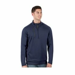 Antigua Generation Pullover -Golf Clubs Shop antigua generation pullover navy carbon 01 52626.1645209308