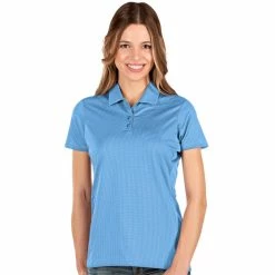 Antigua Women's Balance Polo -Golf Clubs Shop antigua womens balance polo columbia blue 01 09078.1676595719