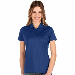 Antigua Women's Balance Polo -Golf Clubs Shop antigua womens balance polo dark royal 01 48702.1676597836
