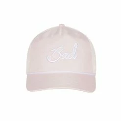 Bad Birdie "Bad" Rope Hat -Golf Clubs Shop bad birdie bad rope hat pink white 01 69970.1678301000