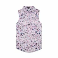 Bad Birdie Women's Paint Splatter 3 Polo