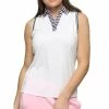BELYN KEY Women's Action Sleeveless Polo -Golf Clubs Shop belyn key womens action sleeveless polo diamond stripe 01 01059.1676588603