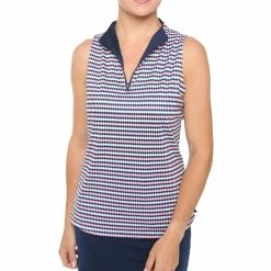 BELYN KEY Women's Reversible Sleeveless Polo