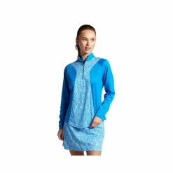 Bermuda Sands Women's Nola Blocked Sun 1/4 Zip