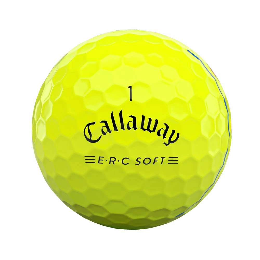 Callaway ERC Soft 2021 Triple Track Yellow Golf Balls 3 Callaway ERC Soft 2021 Triple Track Yellow Golf Balls - Image 3